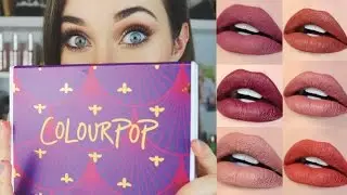 COLOURPOP FALL EDIT 2016 | LIP SWATCHES & REVIEW | ALLIE G BEAUTY