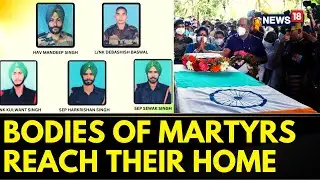 Poonch Terror Attack: Mortal Remains Of The Slain Army Jawans Reach Their Homes | English News