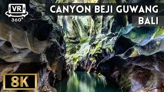 Hidden Canyon Beji Guwang, Bali (360 VR) 8K Video