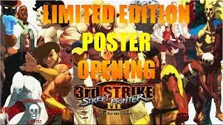 3rd Strike Limited Print Poster Opening (Unboxing) - Street Fighter III