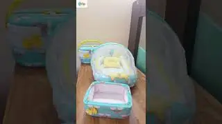 Baby nest with mosquito net and pillow| Basket| Tray
