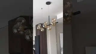 Eleve a decora&ccedil;&atilde;o da sua casa com o sofisticado Lustre Pendente Sala de Jantar e Estar Vidro LED.