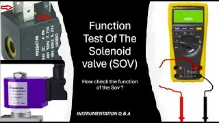 Function Test Of Solenoid (SOV)