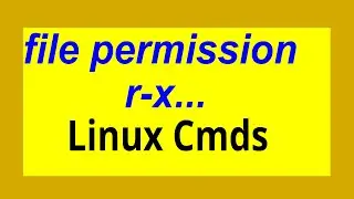 7-Linux commands file permission and ownership.