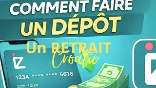 COMMENT FAIRE UN #D&Eacute;P&Ocirc;T ET UN #RETRAIT SUR LA #CARTE VISA #IZICHANGE  