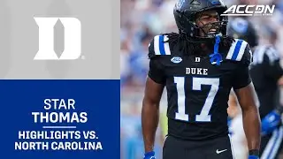 Duke's Star Thomas Makes Huge Plays In Win Over Tar Heels