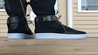 NIKELAB X ACRONYM AIR FORCE 1 DOWNTOWN HI ON FOOT LOOK!!!