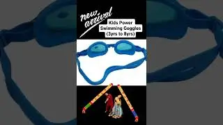 Power Swimming Goggles for kids  Rx Prescription Optical Corrective Lenses with UV Protection, Anti