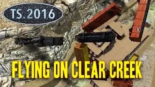 Train Simulator 2016 Baldwin B4D Flying After Derail On Clear Creek