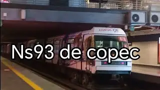 Viaje en el ns93 2072 con publicidad de copec 50 años línea 1