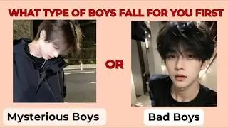 What Type of Boy Falls For You First 💘✨| Personality Quiz  #Lovequiz#quizgames | @Aesthetic_Bibi