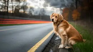 The Heartbreaking Reason A Dog Waits By The Road For 10 Hours