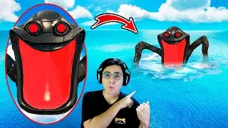 Un DRON capta a SEA EATER OMNIDROD ULTIMATE WORM en el OCEANO - Garry's Mod