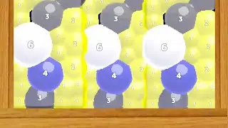 Blob Merge 3d vs Melty Bubble 2048 - Satisfying Mobile Games, Freeplay