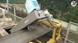 Mechanical Fine Screen And Belt Conveyor Panel Wiring Connection With Timers Settings.