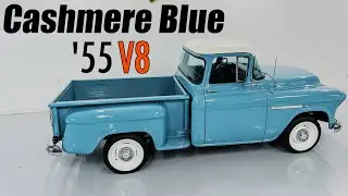 1955 Chevy Truck Cashmere Blue V8