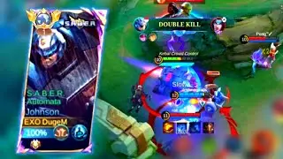 JOHNSON GAMEPLAY‼️CARA ROTASI JOHNSON TERBAIK - Mobile Legends 