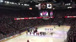 Final anthem at Rexall Place