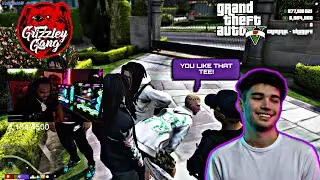 Adin Ross Joins Grizzley Gang Server Acting Very Sus But Tee Grizzley Wasn’t Having That!!| GTA V RP