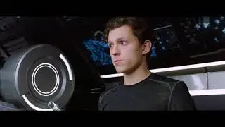 Peter Parker makes new suit scene | SPIDER MAN : FAR FROM HOME