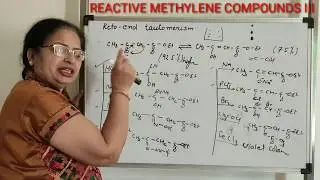 Reactive methylene compounds. KETO ENOL TAUTOMERISM IN ACETOACETICESTER.