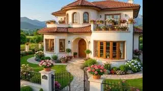 The Mediterranean Dream Villa with a Floral Garden 🌸🏡