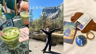 LA & Yosemite Trip Vlog 🍃⛰️ | LA大学生の休日の過ごし方！！秋のヨセミテ国立公園で合宿⛺️　ビバリーヒルズも行ったよん:))