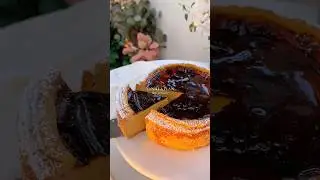 VANILLA FLAN P&Acirc;TISSIER | Custard Flan with Crust 🍮 | Leche Flan Cake #shorts #lecheflanrecipe #flan