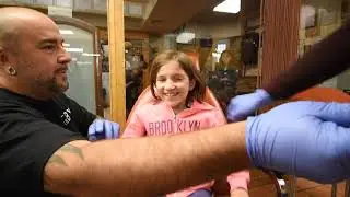 Girl Has Hilarious Reaction to Getting Her Ears Pierced
