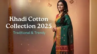 Handloom Saree Love 💖 | Pure Khadi Cotton Saree Collection 2025