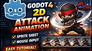 How to Add 2D Attack Animation in Godot