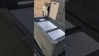BODEGACOOLER Electric Car Fridge and Freezer Dual Compartment with Wheels