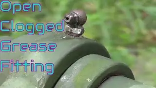 Unimog Clogged Grease Fitting Clean Repair