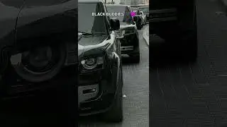 Black Defender🖤 Dangerous Look ⚡😈💥 #defender @Ajju0008YT #black #car #reels #viral #trending #love