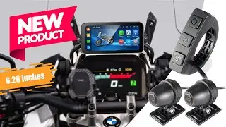 IYING 6,26 pollici Moto di navigazione con quadrato di controllo Recorder#carplay #caraudio #car
