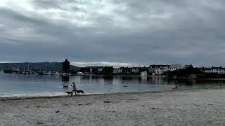 Port Ellen. By the seashore. Time laps.  Осень я давно с тобою не был
