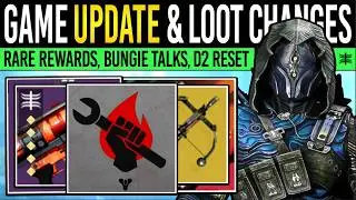 Destiny 2: NEW GAME UPDATE & LOOT CHANGES! Bungie Responds, Rare Drops, Future Info, More (10th Feb)