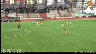 SIMPORE ERIC EST UN DÉFENSEUR CENTRAL INTERNATIONAL U20 IVOIRIEN