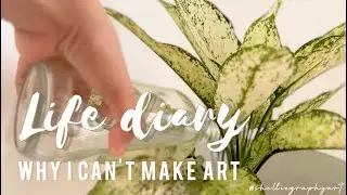 What's stopping me from making art | Shelliegraphy Art Vlogs