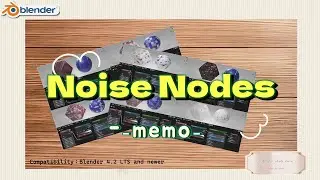 【Blender】Noise Nodes【Add-ons】