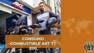 AKT TT200 consumo de combustible 