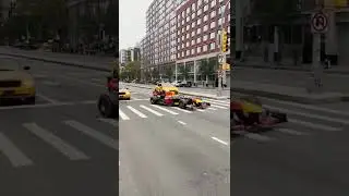 Redbull f1 car on street !