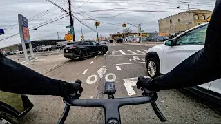 A Quick and Cloudy NYC Bicycle Commute