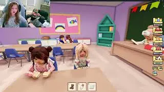 PIJAMA DAY IN MY SCHOOL MY DAD PICKS US UP EARLY | BERRY AVENUE FAMILY ROLEPLAY *ROBLOX *VOICED