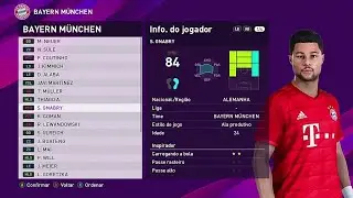 PES 2020 BAYERN M&Uuml;NCHEN FACES & PLAYER RATINGS