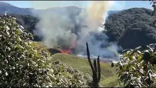Nagaland's Western Dz&uuml;kuo (Khonoma) on Fire