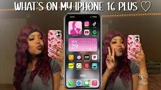 WHAT’S ON MY IPHONE 16 PLUS *NEW!*