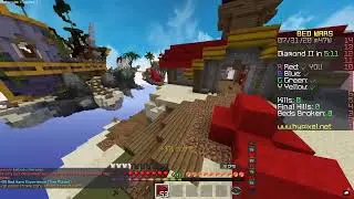 Streaming Minecraft Hypixel Bedwars | Grinding until i get 300 wins | Come join!