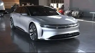 Lucid Air is a futuristic electric car created by former Tesla execs