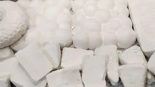 Super Soft Gym Chalk reforms ,satisfying #asmr #squeaky